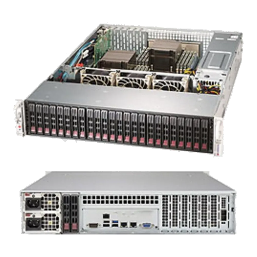 Платформа системного блока SuperMicro SSG-2029P-ACR24H 2U Rackmount CSE-216BTS-R1K23LPB X11DPH-T
