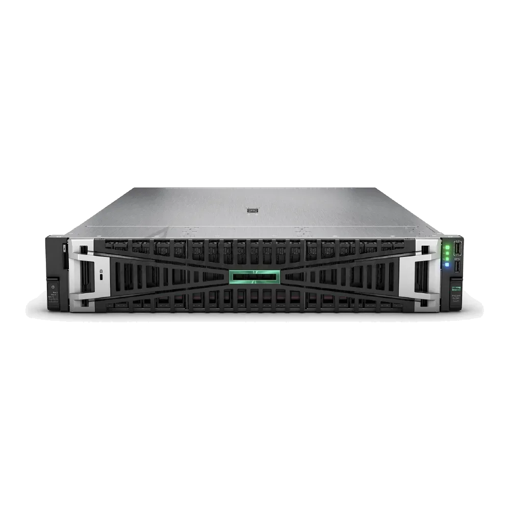 Hp P97632-425 ProLiant DL380 Gen11 4510 2,4GHz 12c 1P 2x32GB-R 8SFF MR408i-o NC BCM5719 2x1000W PS EU Server [P97632-425]
