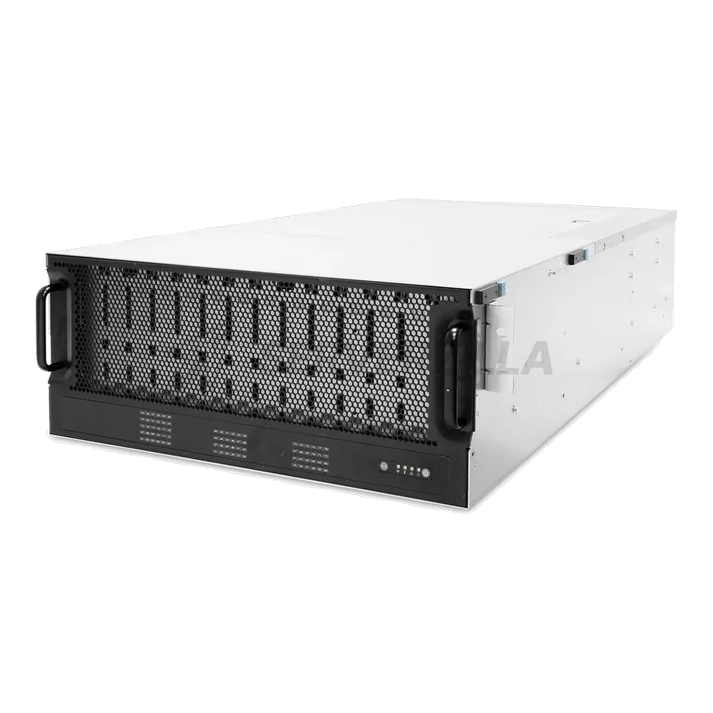 Корпус серверный AIC J4078-02-04X_XJ1-40782-06 J4078-02-4X, 4U 78x 3.5" hot-swap bays, hot-swap JBODwith dual SAS 24G edge/hub expander controller, dualBMC, tool-less HDD tray, 1600W 1+1 hot-swap redundant80+ Platinum (C14 inlet), tool-less rail kit