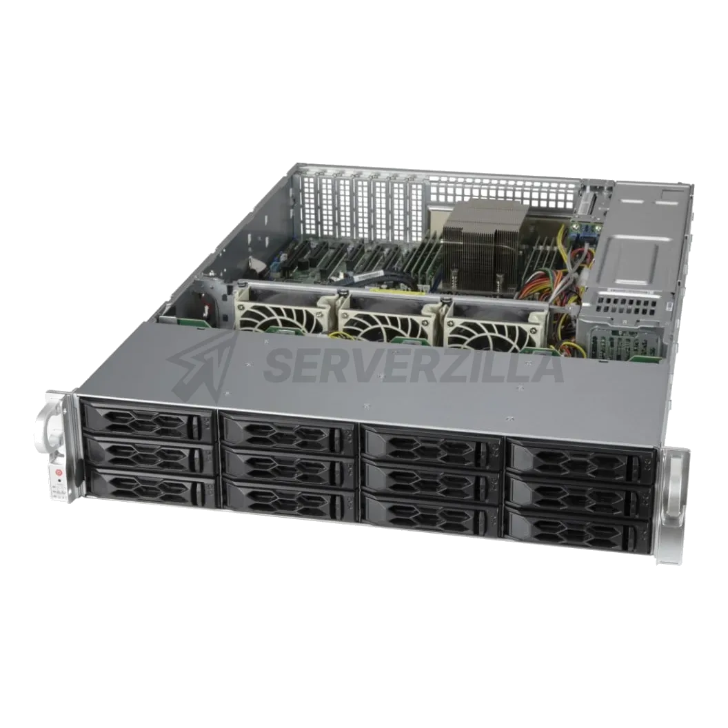 Supermicro SERVER  AS-2014S-TR AMD EPYC 7513(2.6G,32C,200W), RAM 128(4*32)DDR4-3200, 2U 12*3.5"+2*2.5",2*960GB SSD SATARI, 8*6.4TB SSD SAS MU, AOC-S3916L,MELLANOX DP 25GBe SFP28, RPS 2*920W