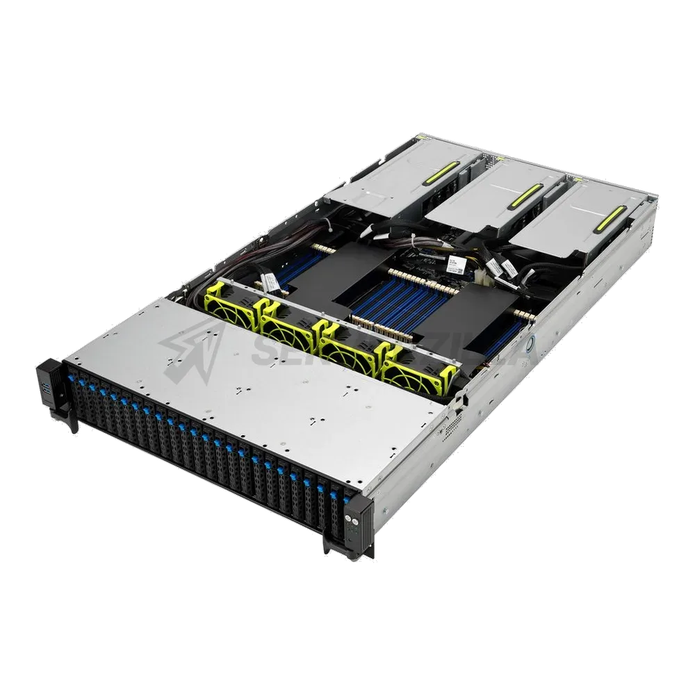 Платформа системного блока ASUS RS720-E10-RS24U 6x SFF8643 (SAS/SATA)+ 4x SFF8654x8 (support 24xNVME with expander) on the backplane, 2x 10GbE (Intel x710), 2x 1600W (90SF00Z3-M000T0) (466185) (10G-1,6KW) — фото 3