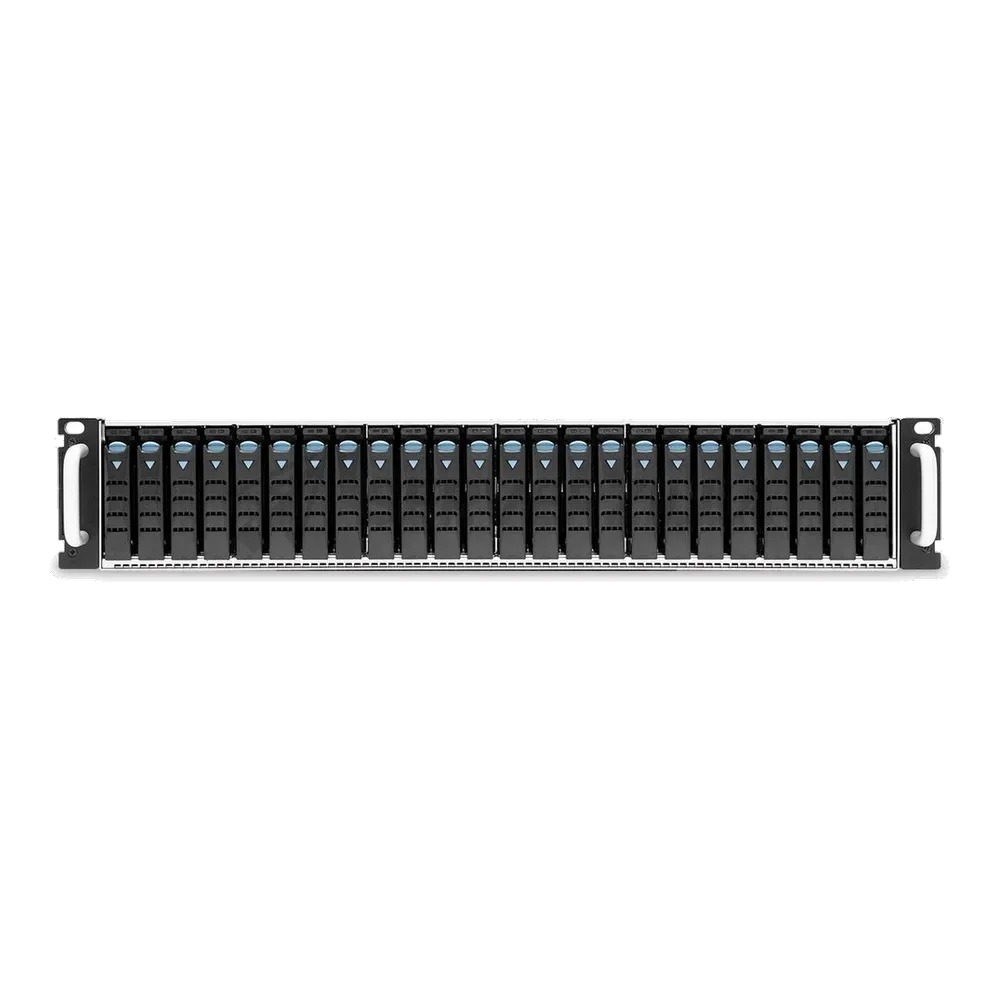 Корпус AIC XJ1-20247-02 2U 24x 2.5" hot-swap bays, hot-swap JBOD with dual SAS 24G expander controller, dual BMC, tool-less HDD tray, 800W 1+1 hot-swap redundant 80+ Platinum, tool-less rail kit (4X series) — фото 2