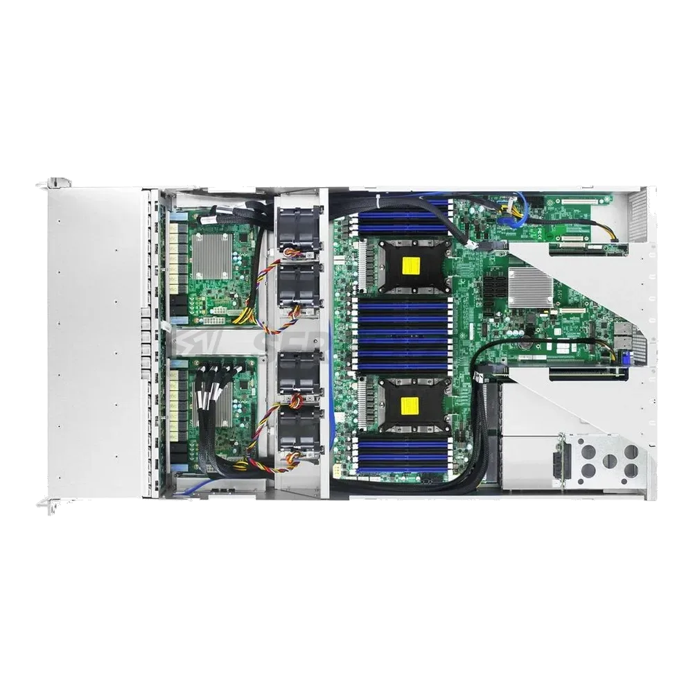 Платформа системного блока AIC FB201-LX_XP1-F201LXXX 2U-24 Bay storage server supports 24 x U.2 NVMe drives, 2*dual Broadcom/LSI PEX9765 PCIe switch backplanes — фото 3