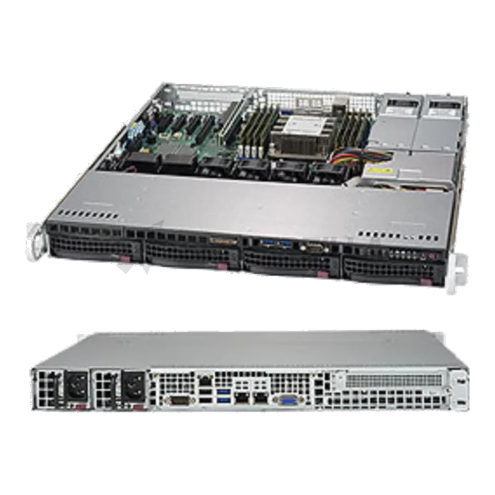 Платформа системного блока SuperMicro SYS-5019P-MTR 1U, 1xLGA3647, iC621, 8xDDR4, up to 4x3.5, 2x10GbE, IPMI, 2x400W (CSE-813MFTQC-R407CB X11SPi-TF) (263752)