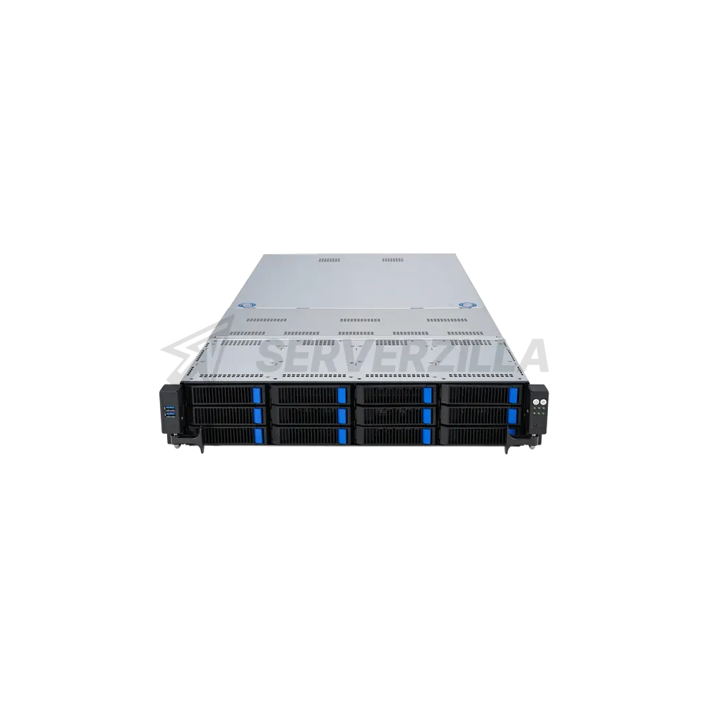 Сервер ASUS RS720-E11-RS12U 2U, 2x LGA4677, 32x DDR5(4800), 12x 3,5 (8xNVMe/SAS/SATA+4 NVMe/SATA), 2xM.2 slot 2280, 6x PCIe G5 x8 or 3 x PCIe G5 x16, up to 4 dual-slot GPUs,  (Поверхностные следы намокания) — фото 3