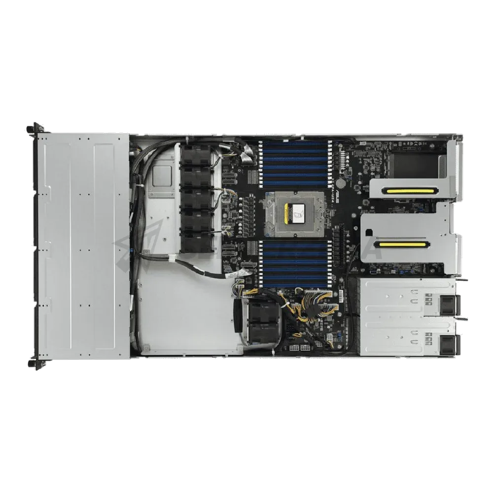 Сервер Crusader Squire 1145R (Rack 1U, Epyc 9124 (16C/32T, 3.0 GHz, 64 MB), 12x32GB DDR5 DIMM ECC reg., 2x480GB SSD SATA, 9540-8i + CVM, 2x1Gb/s RJ-45, 2x1600W, No OS) — фото 4