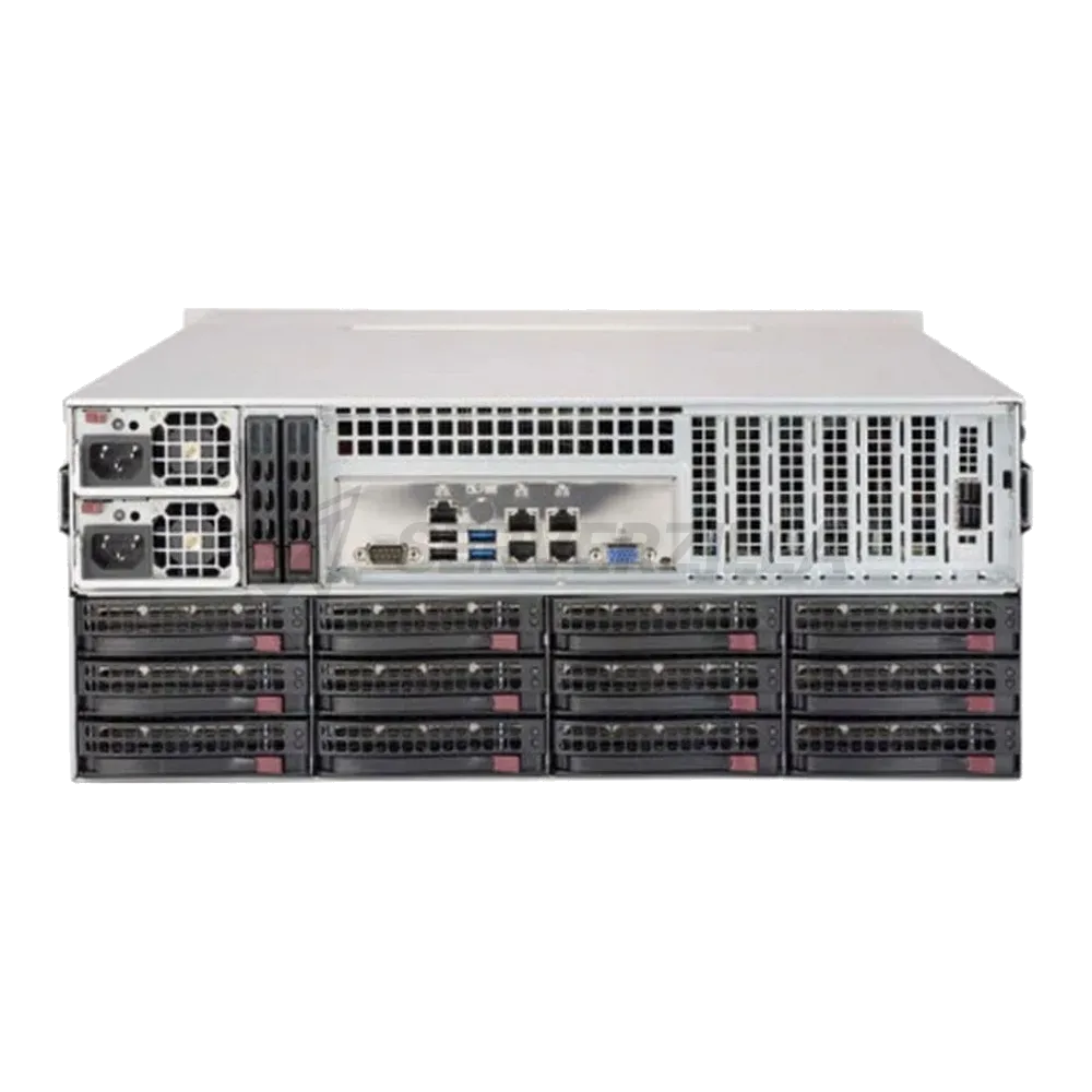 Корпус SuperMicro CSE-847BE1C4-R1K23LPB Black 32xSAS/SATA, 4xSAS/SATA/NVME, Enhanced E-ATX 1200W HS 4U RM (289912)
