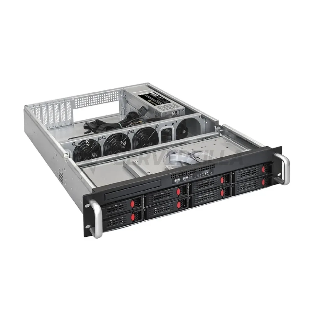Серверный корпус ExeGate Pro 2U550-HS08 с БП 2 × 1200 Вт — фото 2