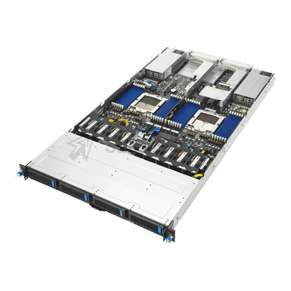 Сервер Crusader Squire 1255R (Rack 1U, 2xEpyc 9535 (64C/128T, 2.5 GHz, 256 MB), 2x64GB DDR5 DIMM ECC reg., 2x480GB SSD SATA, 9560-16i + CVM, 2x1Gb/s RJ-45, 2x2000W, No OS) — фото 4