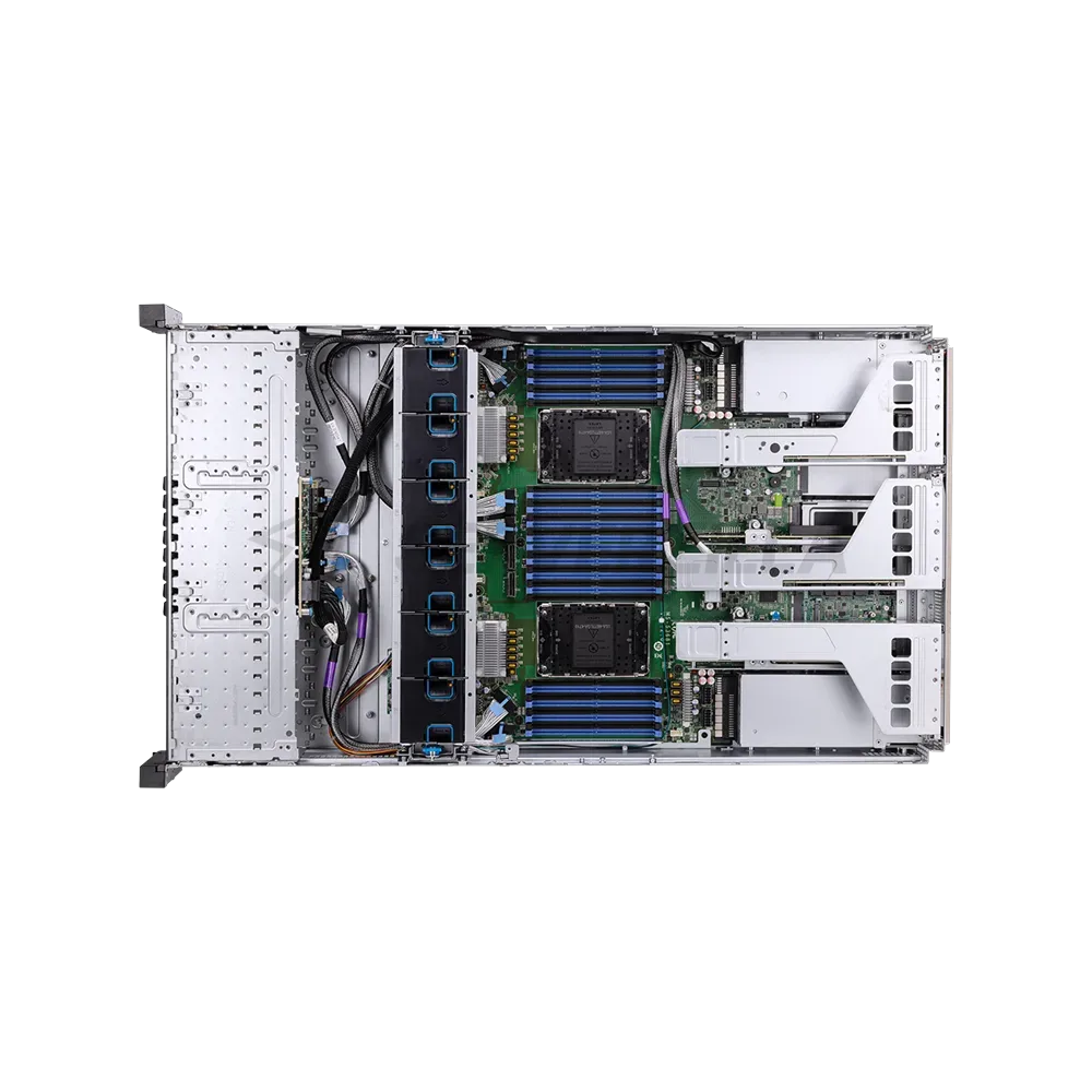 Серверная платформа MSI S5062X270RAU8 Rack 2U, 2xIntel Xeon 6 (LGA4710), 32xDDR5/6400, 8x2.5" U.2 NVMe + 2xE1.S 9.5mm rear, 2xM.2 2280/22110 PCIe5x2, up to 6xPCIe5 x16 + OCP3.0, Mgmt 1GbE, 2x2700W, Rails — фото 4