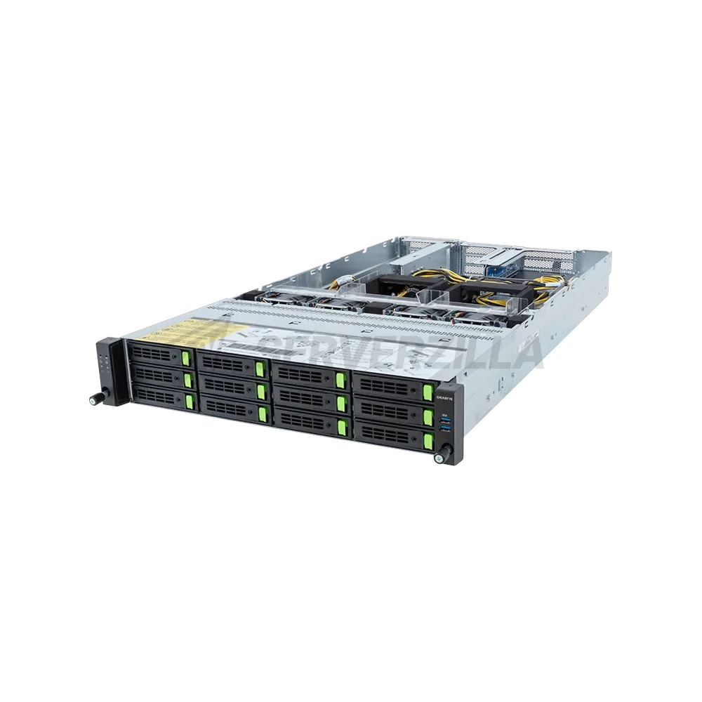 Шасси серверное Gigabyte Server Platform R283-SF0 / 2U / 2xIntel (Gen4/5) / 2xHS / 32xDIMM / 12xLFF NVMe/SAS/SATA / 4xGPUs DS / 1xOCP 3.0 / 1xFHHL / 2x2700W / Rails / 1Y (R283-SF0)