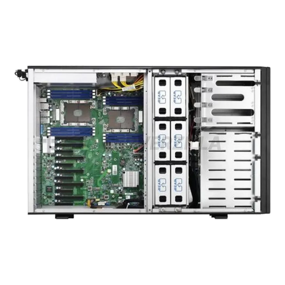 Платформа системного блока Tyan B7105F48TV4HR-2T-N 4U, FT48T, C621, 2 LGA3647 Intel Xeon Scalable, 4 3.5" Hot-Swap bays,1+1 2,000W 80+ Platinum,for NV Tesla P100 GPU cards Tower, 5GPU2 10GbE RJ-45 — фото 4