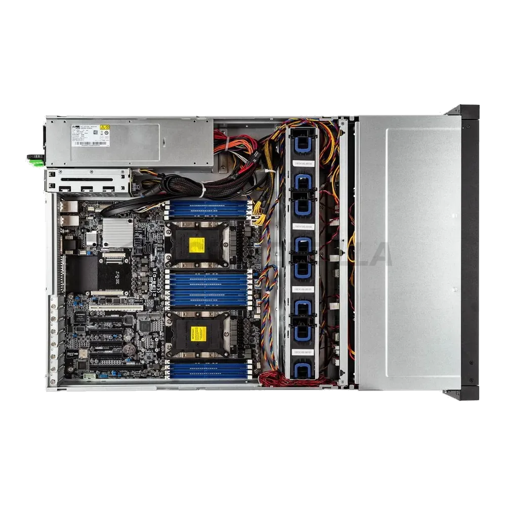 Компьютерный корпус IW-RS216-07 OCULINK BP 800W*2/PDB/FAN 8038mm*4/ 3.5" OCUlink(4bay) BP*2/7mm slim BP (4bay) BP*2/ rear 2.5» HDD module/3.5"*8+ 7mm»*8/28»RAIL/power cord*2 — фото 4
