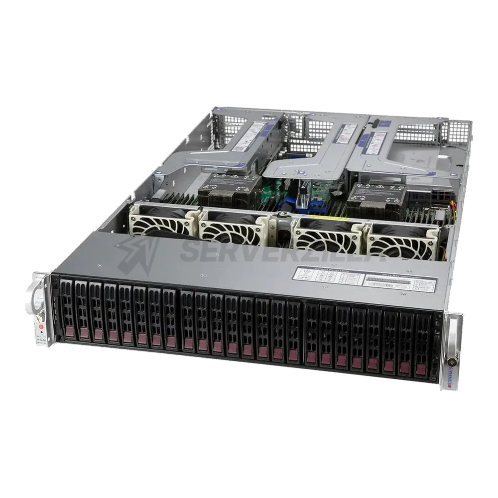 Платформа SuperMicro SYS-220U-TNR 2U (w/ AOC-2UR68G4-I2XT-0*1)