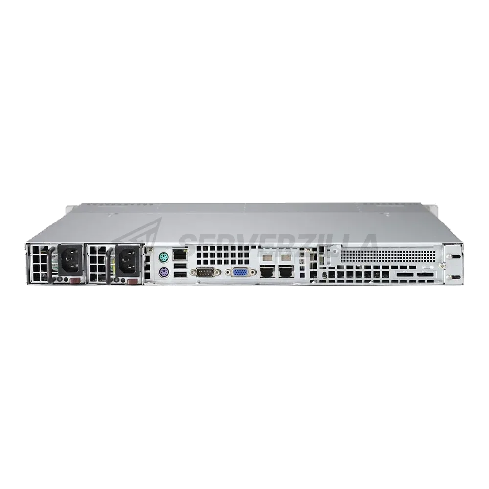 Корпус SuperMicro CSE-813MTQ-R400CB Black 1U SC813MTQ W/ Redundant 400W — фото 5