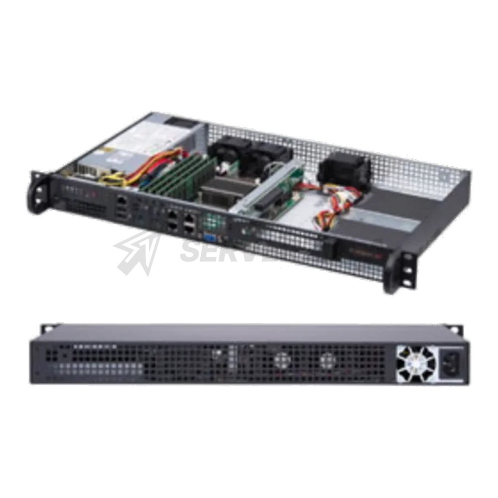 Платформа системного блока SuperMicro SYS-5019A-FTN4 1U Rackmount 505-203B A2SDi-8C-HLN4F