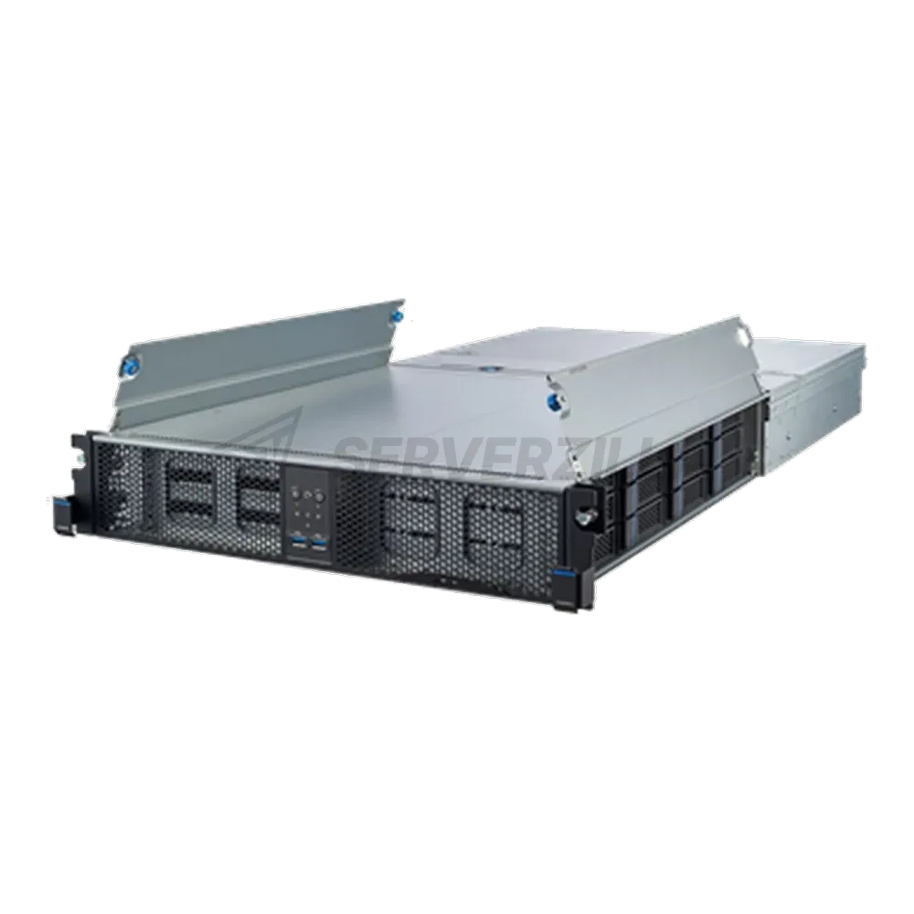 Корпус Chenbro RM25324H01*15682 2U,3.5" 24BAY,SIDE LOAD,BK CC1012,W/PSU+MINI SAS HD EXPANDER,12S,12G+FAN+3.5" HD TRAY+LOW PROFILE(EN62368) REAR WINDOW,SINGLE+PALLET,REV.B00 — фото 2