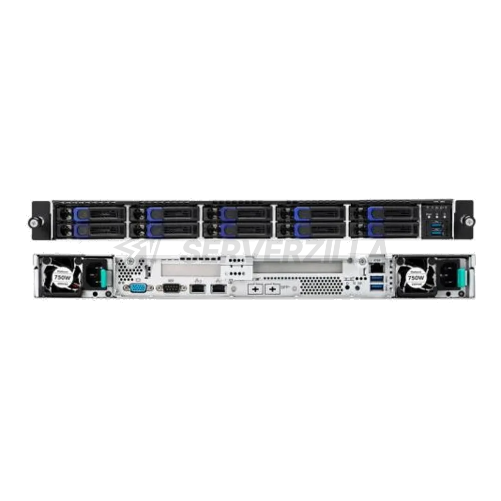 Платформа системного блока Tyan TYAN B7102G75BV10HR-2T 1U 2 LGA3647 Intel Xeon Scalable Processor 10 2.5" Hot Swap 1+1 750W RPSU,80+ Platinum C621 — фото 2