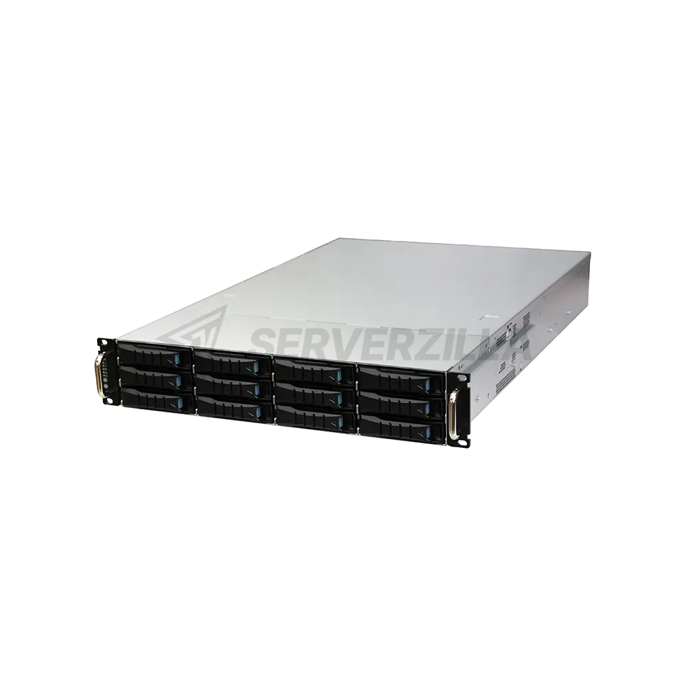 Серверный корпус/ RSC-2ET, 2U, 12xSATA/SAS HS 3,5/2,5" universal bay + 2x2,5" 7mm rear HS bay, up to 12"(W) x 13"(D) E-ATX, 12G EOB backplane, Acbel 2U 800W RPSU platinum, 2x 7mm 2.5" hot-swap OS, rail [XE1-2ET00-02 SKU change to 35X BP]
